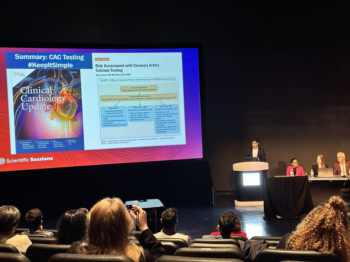 jadardakani's tweet image. “Keep it simple.”
Dr. @khurramn1 reminding us at #AHA25 that CAC remains one of the most powerful, practical tools for personalizing prevention.
#CAC #Prevention