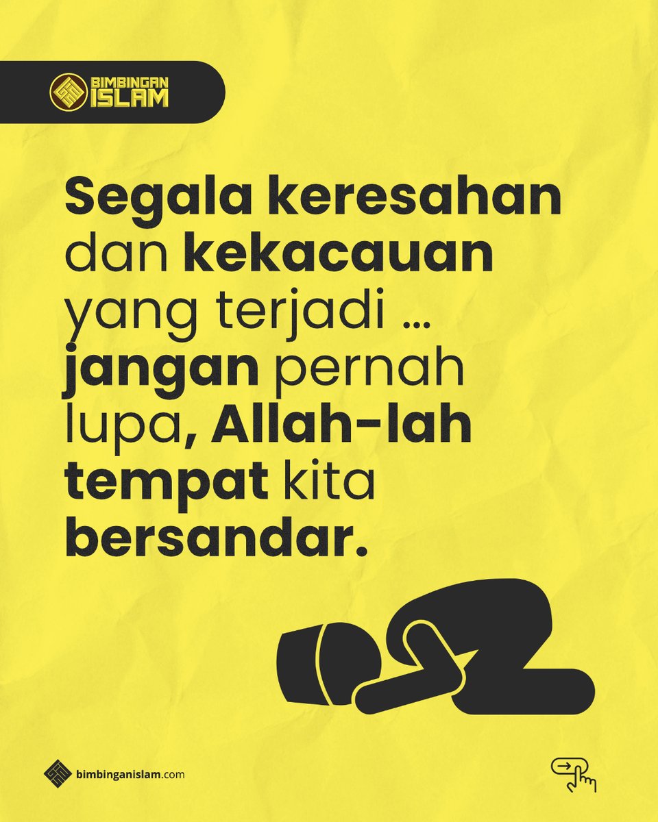 Kadang kita terlalu sibuk memikirkan cara keluar dari masalah. Menguras tenaga, mengandalkan logika, sampai lupa bahwa kita ini hamba.

Selengkapnya dapat disimak di:
instagram.com/p/DQ29E-CEwO7/…