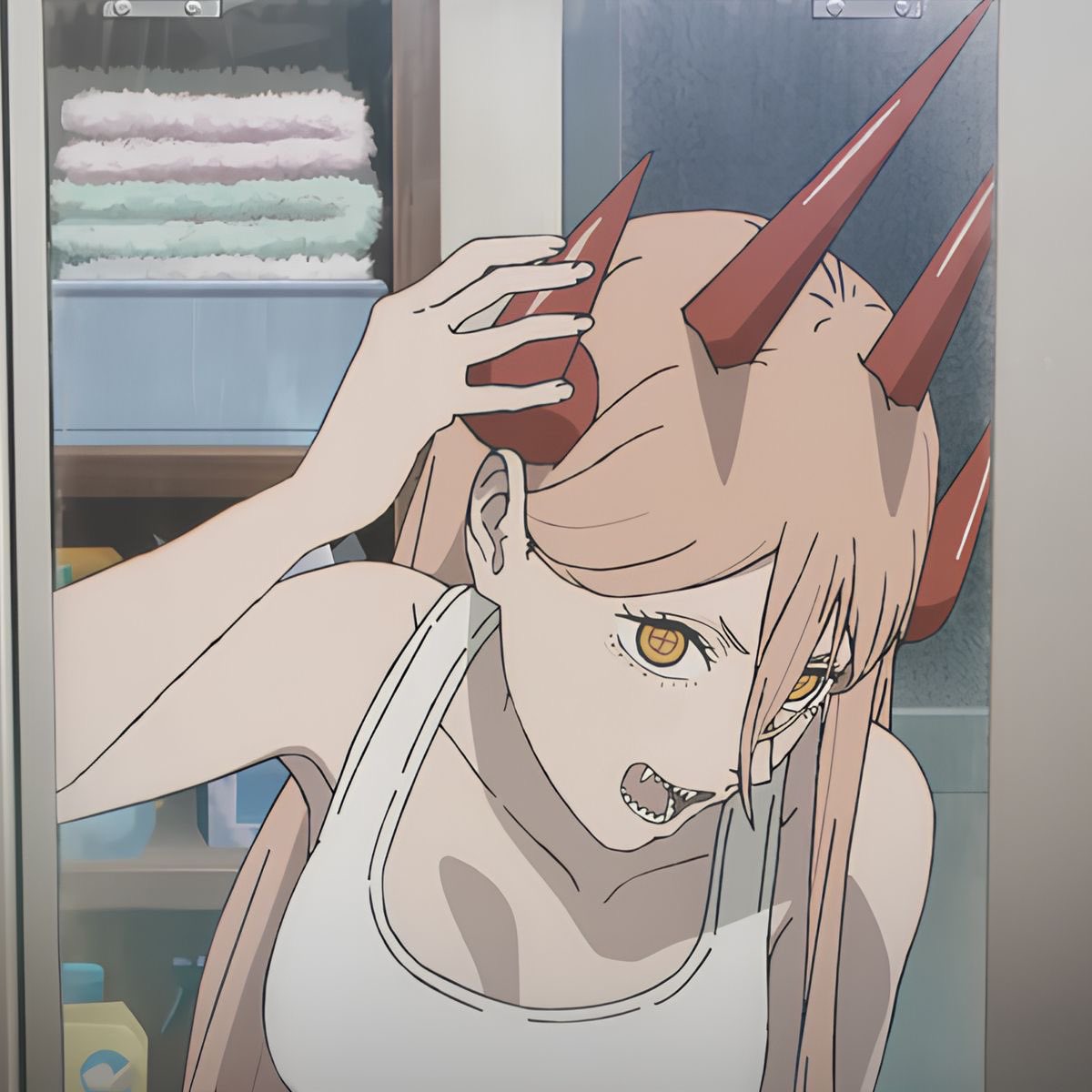 SHES SO CUTE with her extra horns