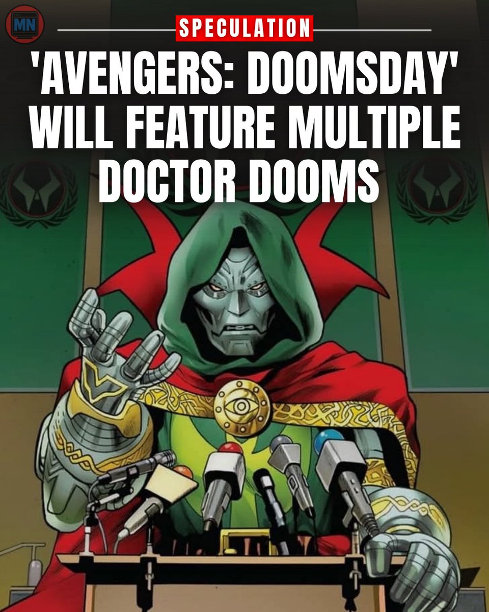MultiversNation's tweet image. ‘AVENGERS: DOOMSDAY’ WILL FEATURE MULTIPLE DOCTOR DOOMS

(Source: DanielRPK)