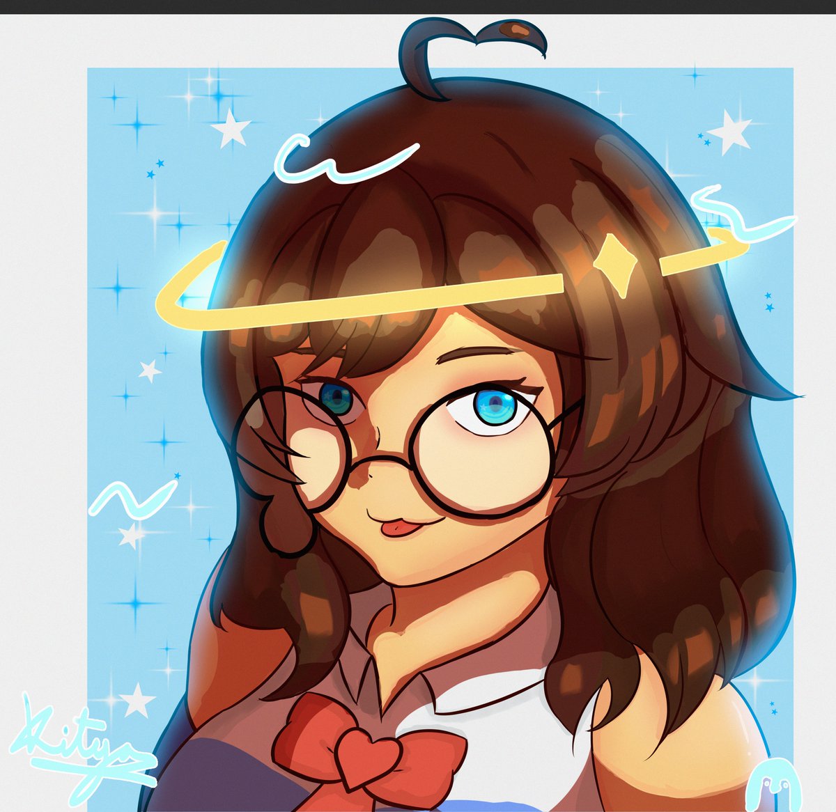 My first art this year vs the most recent... I guess I had a bit of evolution (╹ڡ╹ )