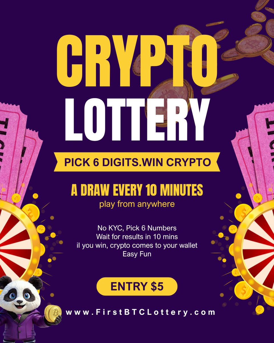 First BTC Lottery tweet media