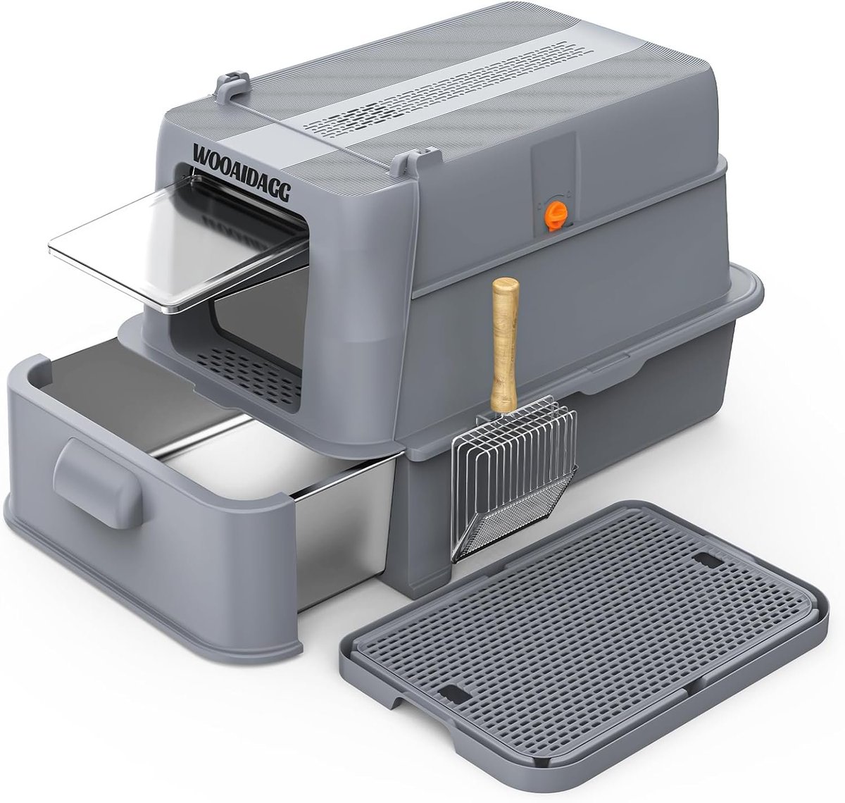 shivofferzone's tweet image. Upgrade your cat’s bathroom with the Wooaidagg Stainless Steel Cat Litter Box – just $77.91 (16% off, was $92.78)!

#CatLitterBox #OdorControl #Wooaidagg | Image credit: Amazon 

sovrn.co/1fjguof