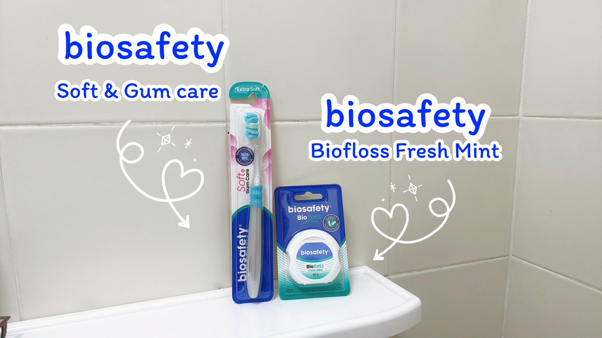 jubjublive's tweet photo. ใครที่อยากมีสุขภาพฟันและเหงือกดีต้องใช้ biosafety คู่นี้เลย!! แปรงสีฟันขนนุ่ม ถนอมเหงือก ไม่ทำลายผิวหน้าฟัน ฟินมากก ส่วนไหมขัดฟันก็มีกลิ่นเฟรซมินต์ ซอกซอนได้อย่างล้ำลึก ระงับกลิ่นปากได้ดีมาก!! แนะนำเล้ยยย✨
#biosafetyth #แปรงสีฟัน #ฟัน #สุขภาพดีเต็มที่ได้ทุกวัน #ไหมขัดฟัน https://t.co/IvBDcp71rg