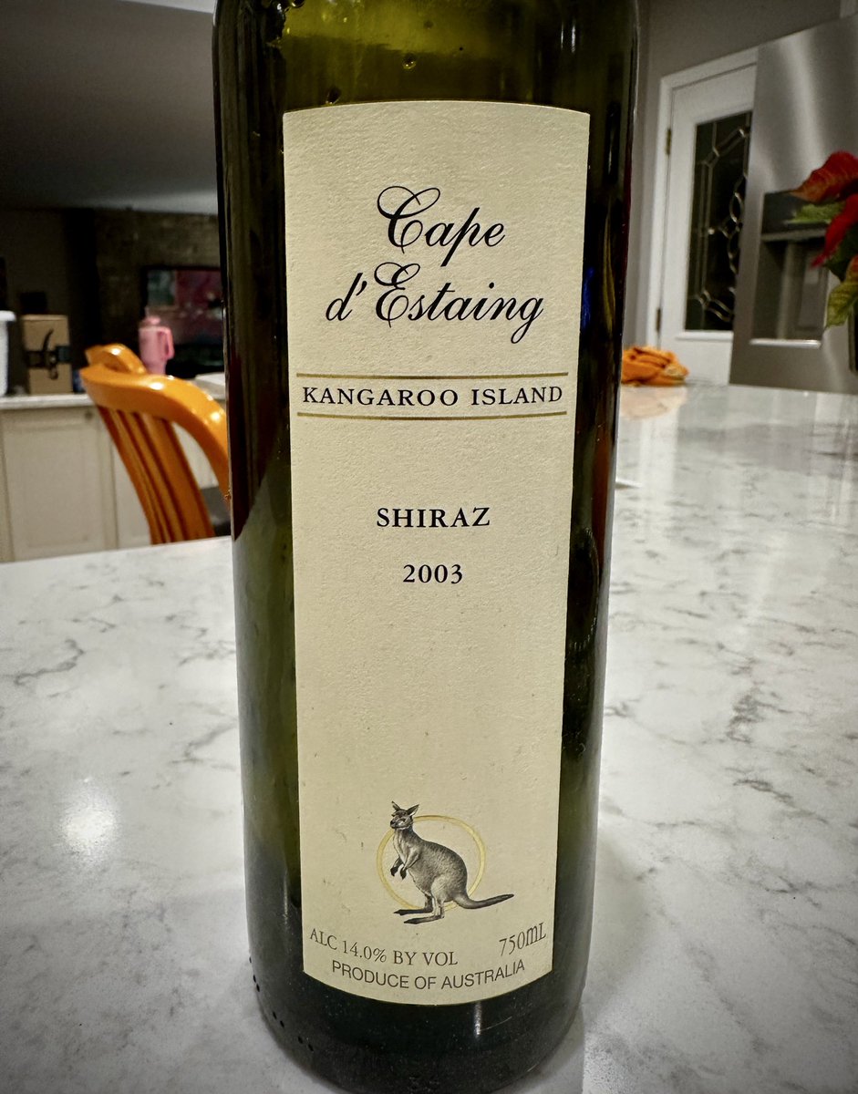 MEMORIES: bought this from <a href="/garyvee/">Gary Vaynerchuk</a>’s <a href="/WineLibrary/">Wine Library</a> long ago. I enjoyed many a bottle of this with my late dad - god it was always so good. Finally decided to break this one open this weekend. I had to fight the cork and strain it but man it was so good. Great memories of my dad