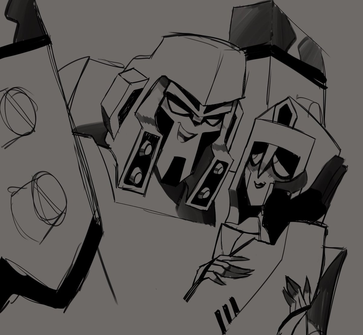 I’m so ill for them.. #yumeship #transformersoc #TransformersAnimated #megatron