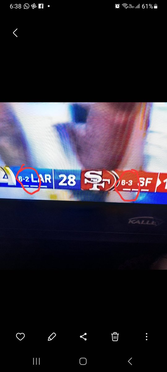 burrios's tweet photo. @espnsutcliffe hola John veo la NFL hace poco y no entiendo algunas cosas aun por ejemplo esos #s que aparecen al lado del nombre de cada equipo que significan? https://t.co/ei2GuCSvzh