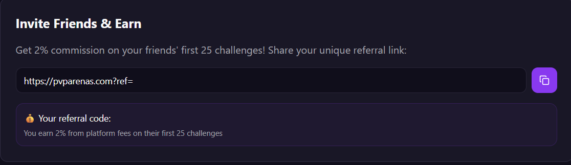 pvparenasol's tweet photo. You’re already shilling games to your friends —
now get paid for it 😎
Invite players to PvP Arenas, and earn $SOL when they duel.

No cap. No bots. Just skill → rewards.

⚔️ [https://t.co/1IvFthUsoi]

#Solana #Web3Gaming #PvPArenas https://t.co/qZEKV5Gf8y