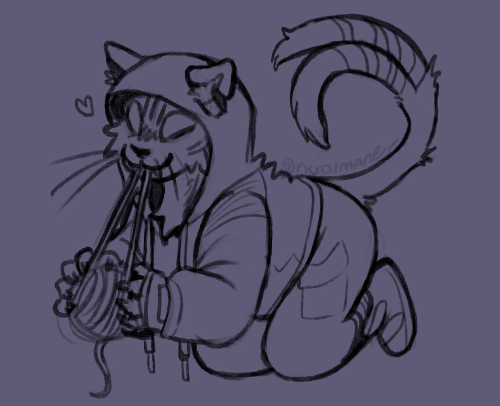 nudimane_'s tweet image. nyanja doodle 🧶