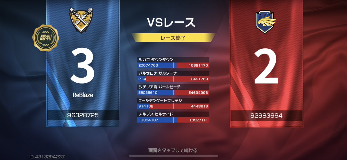 終わってみたら意外と余裕あったんだなぁ
いつも終わるまでドキドキ
VSは、このドキドキが堪らないんだよなぁ😆
対ありでした〜！
みんないつもありがとね😘
#レーマス #レーシングマスター #ReB #ReBlaze
メンバー募集中‼️