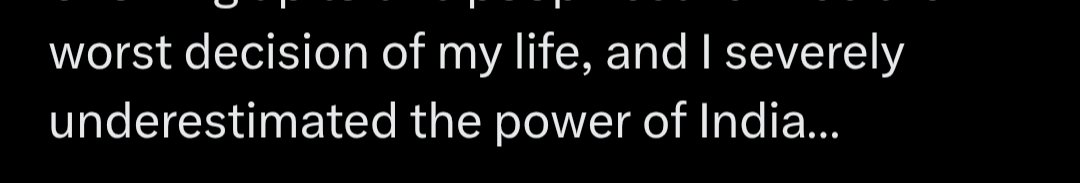If you read this, didn't realise it was bait and thought you'd beaten Tyler then you are why Indians are so often hated online.
I saw the gloating: sorry to have to inform you, but you have subhuman mental capacity.