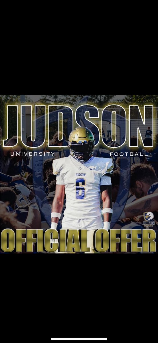 jayyboychii_'s tweet image. Blessed to receive an offer from Judson University, Go Eagles 🦅
@CoachCMacIntyre @JudsonUfootball