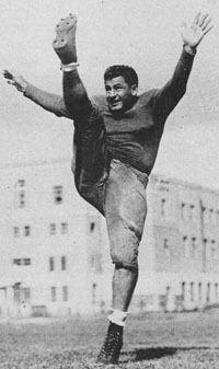 Bill Crass had the first 100-yd rushing game in LSU history on this date in 1935. Crass ran for 101 yds against Miss State on 13 carries. LSU won the game 28-13.