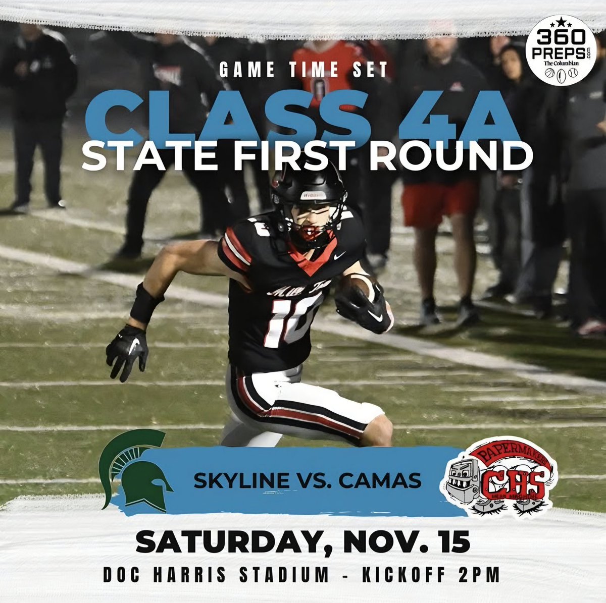 PapermakersArmy's tweet image. 🚨 #Papermakers Football
      Schedule Update 🏈

#8 #Camas vs #9 #Skyline
        Saturday 2pm at
     #DocHarrisStadium 🏟

      #PapermakerPride 💪🏻
         #WeAreCamas 🏭
.