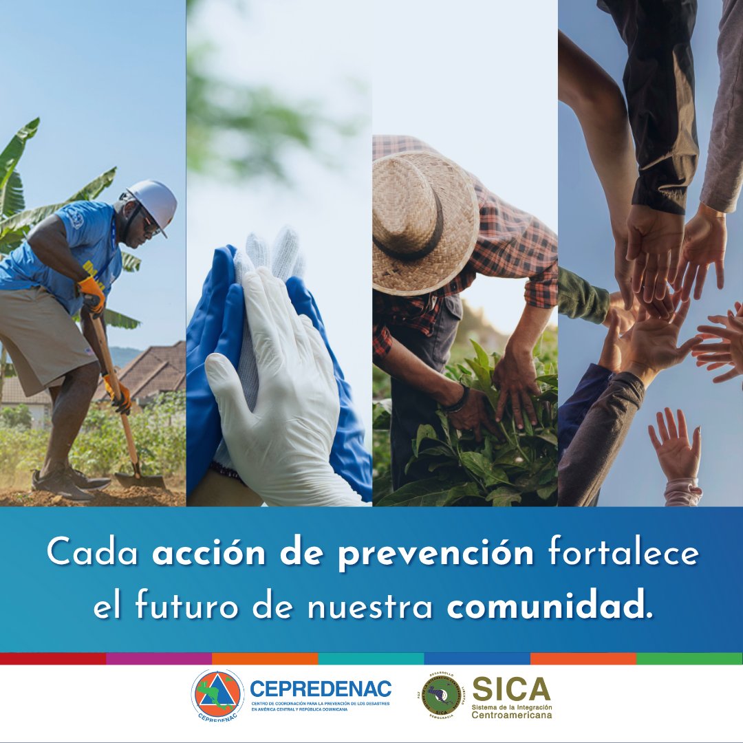 🌱🤝 Cada acción preventiva suma. Desde el trabajo comunitario hasta el cuidado del entorno, cada esfuerzo fortalece la resiliencia y protege el futuro compartido. Juntos se construyen comunidades más seguras y preparadas. 🤝🌱