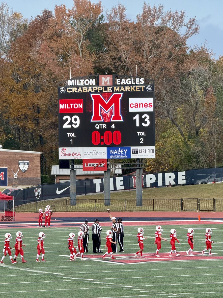 Milton High School Football tweet media