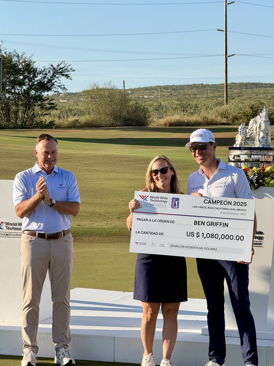 wwt_inc's tweet photo. Doesn't get sweeter than celebrating WWT Ambassador @bengriffingolf 🏆

#WWChampionship https://t.co/N1hBFLUnb5