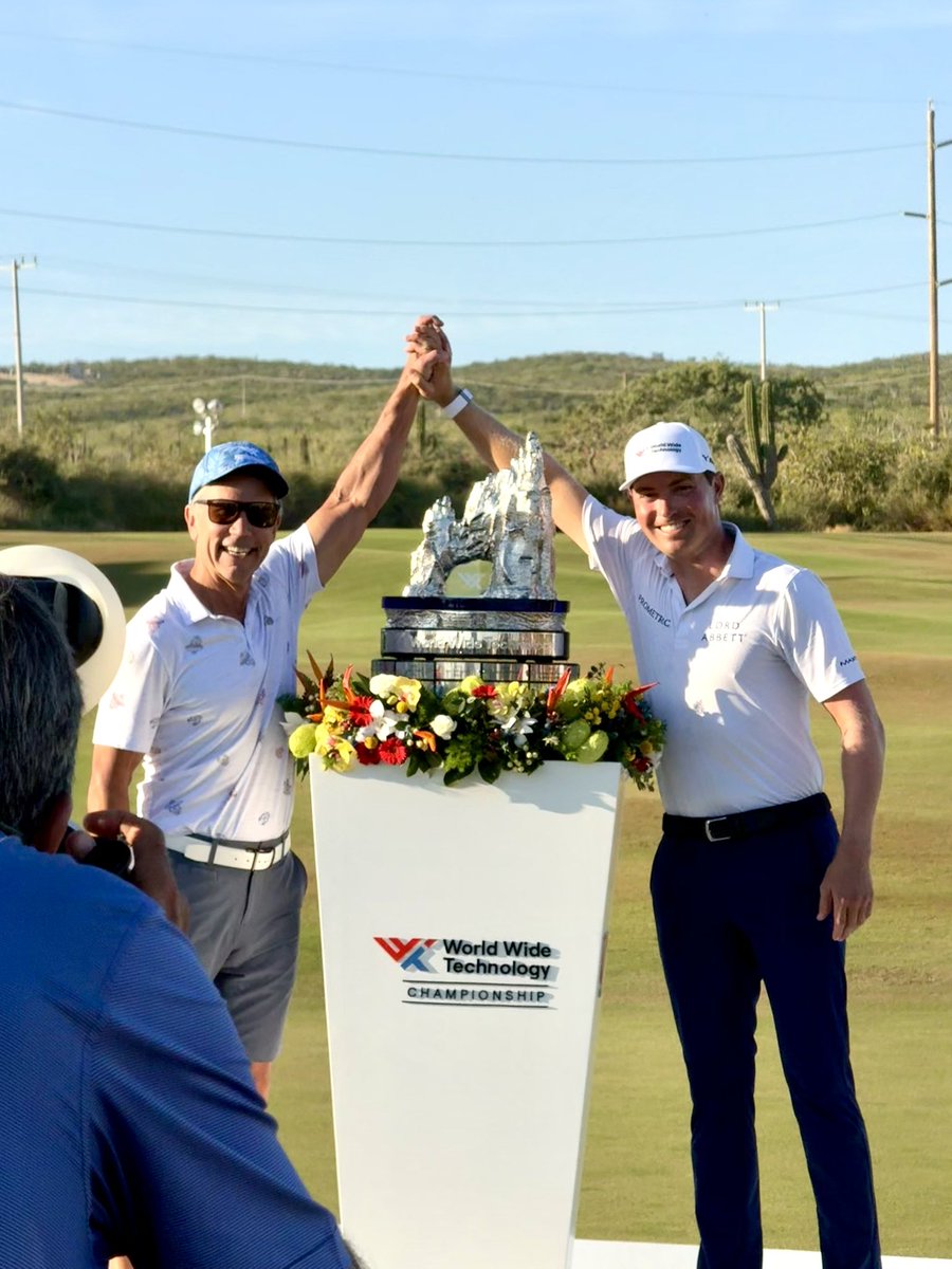 wwt_inc's tweet photo. Doesn't get sweeter than celebrating WWT Ambassador @bengriffingolf 🏆

#WWChampionship https://t.co/N1hBFLUnb5