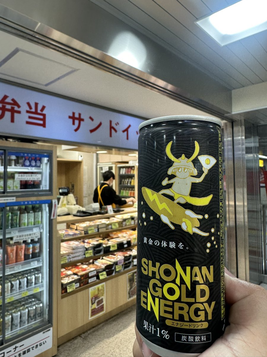 小田原駅🚉

新幹線改札内東華軒売店🚅
販売中！

黄金の体験を🏄⚡️