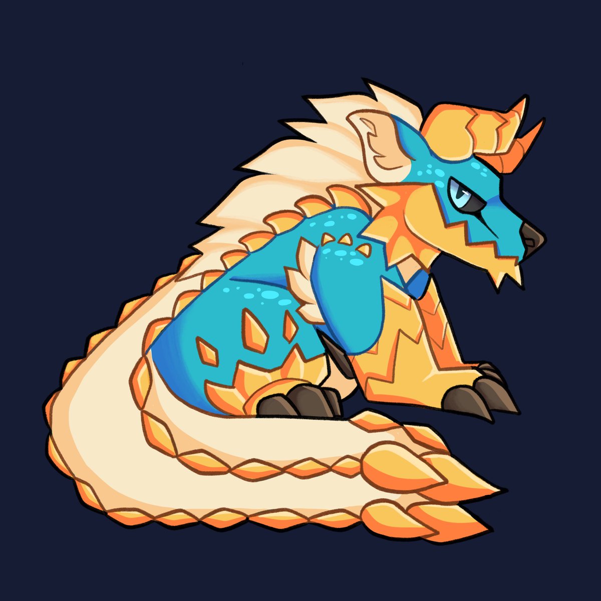 Zinogre from monster hunter >:3!!