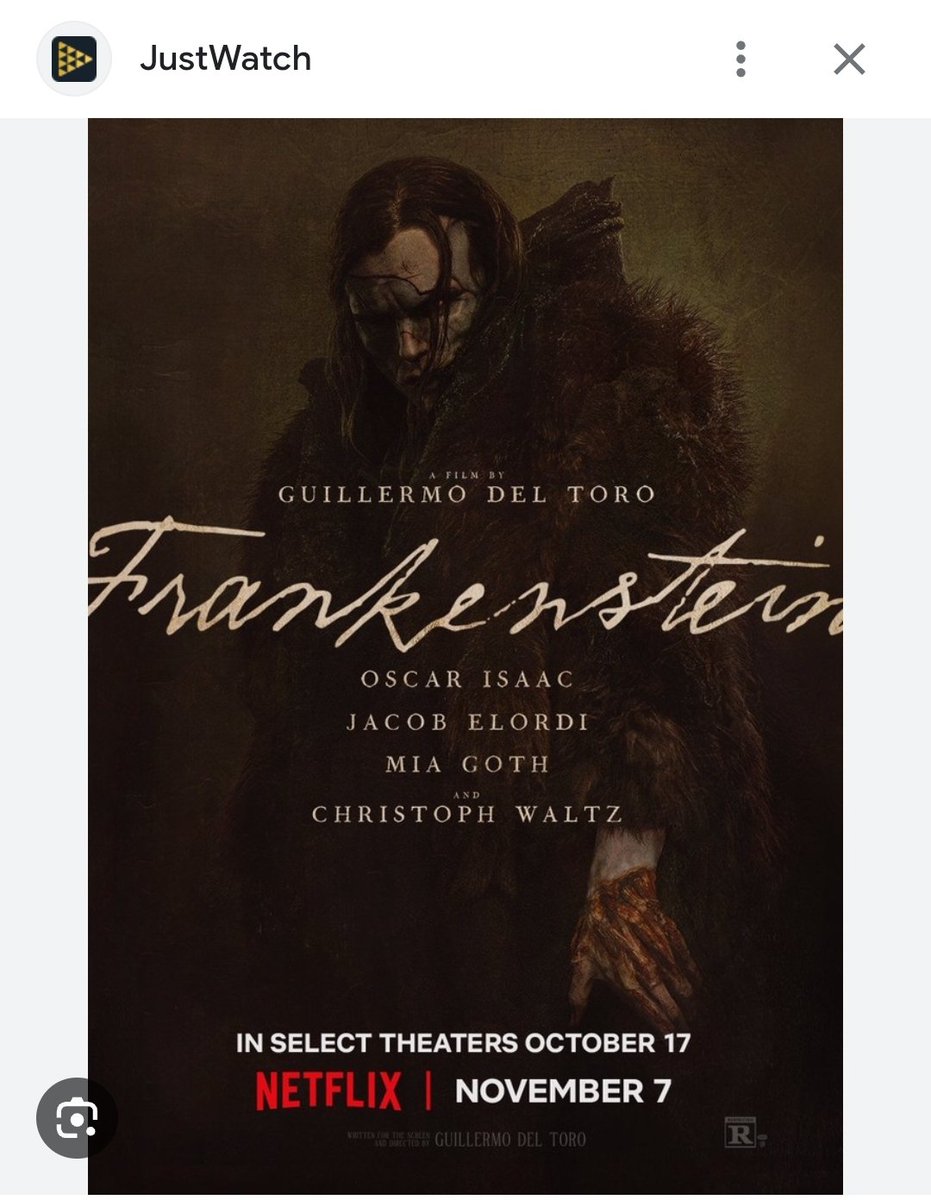 Güya gerilim filmi.ben ağladım canavara .çok iyi dokunaklı,merhamet duygunuzu sarsacak nitelikte olmuş.Allah belani versin Victor😕
#frenkenstein