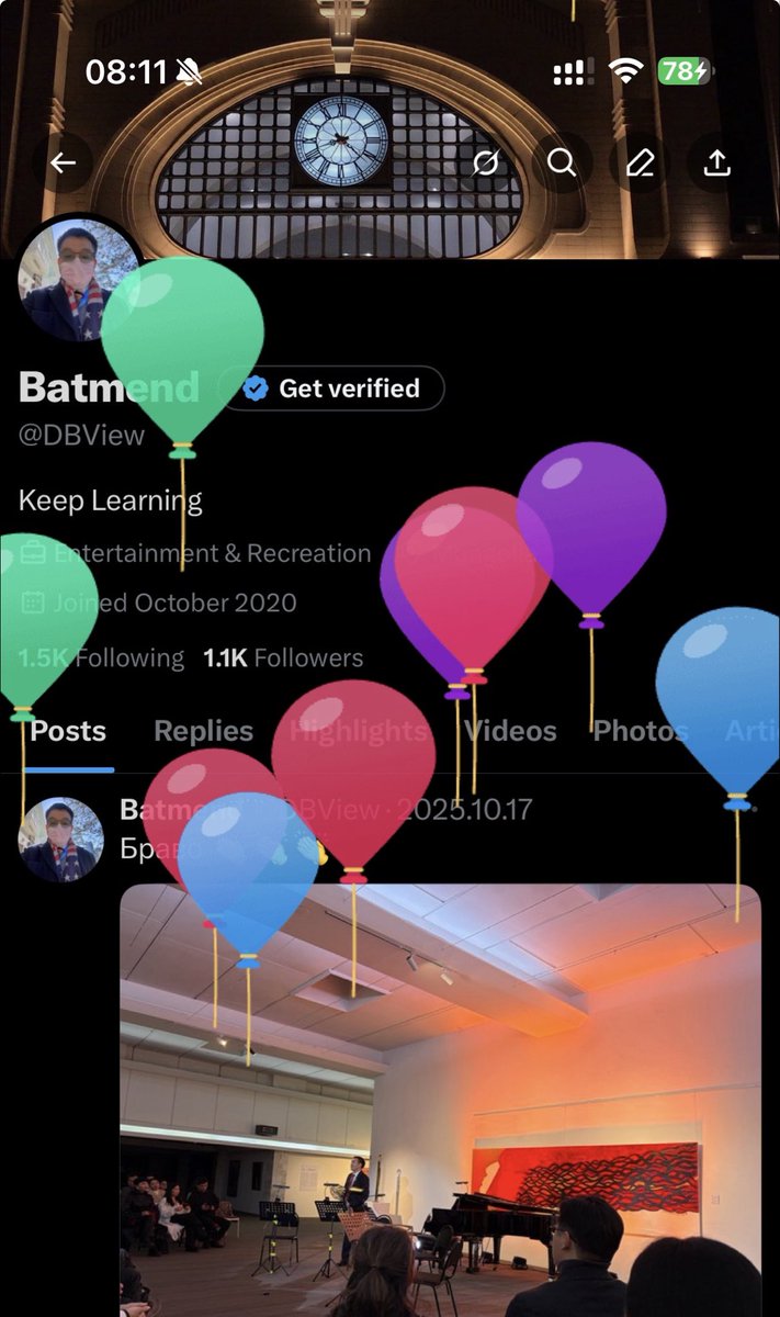 DBView's tweet image. Balloon day