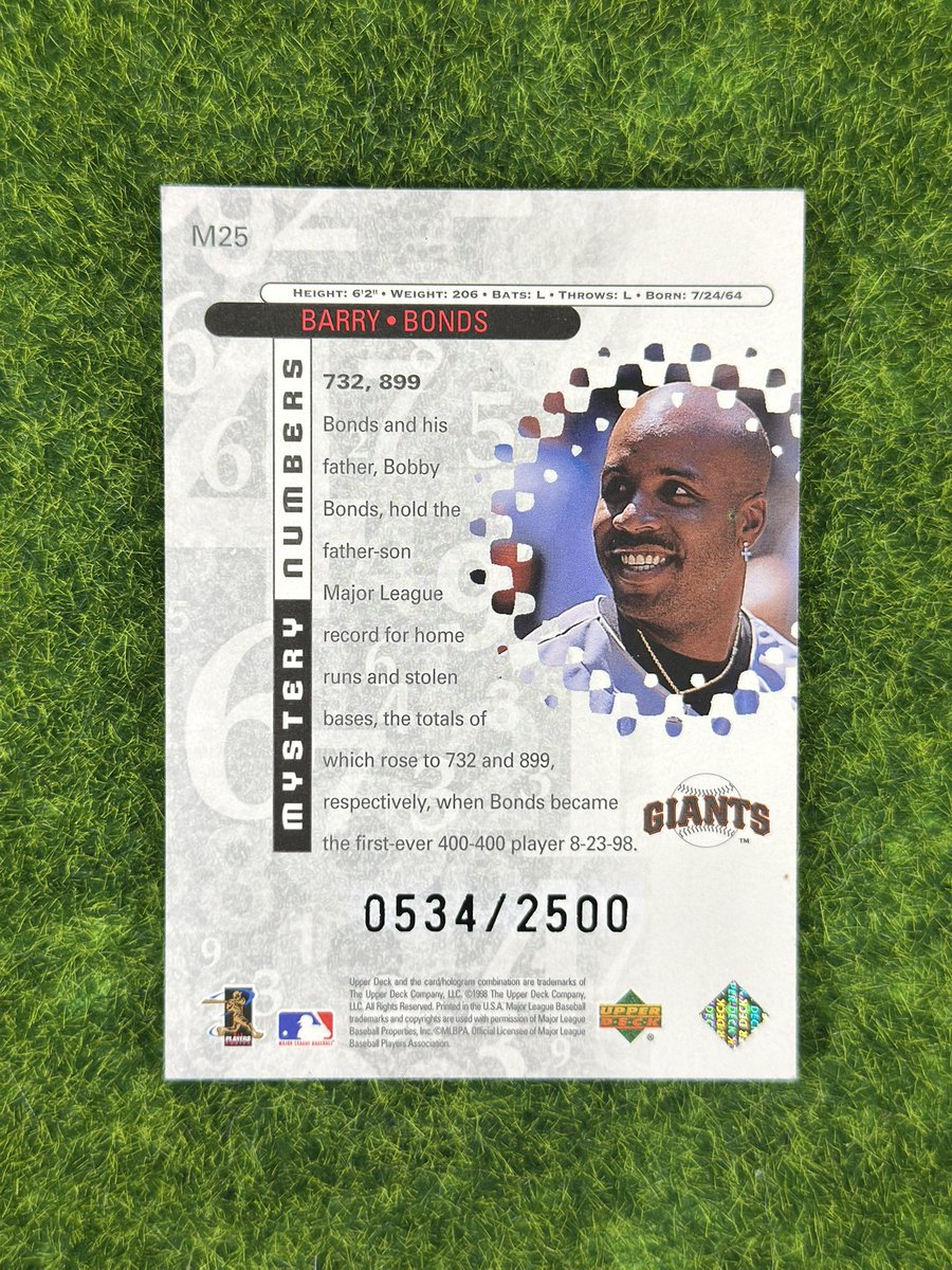 Nick_RAJ13's tweet image. #stackyoself

Bonds /2500

$6

Stack until 11/28