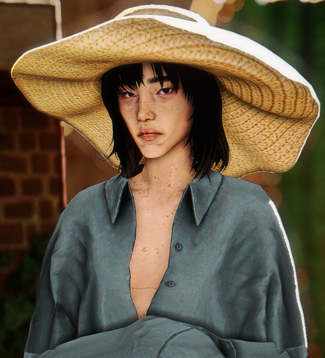 virsancte's tweet image. he looks so mad i put him in this big ass hat for his greece vacation.. still #serving tho