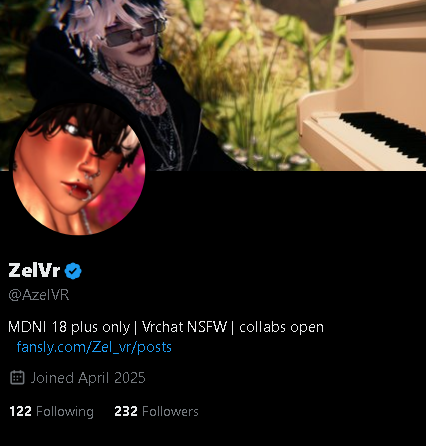 AzelVR's tweet image. BTW THANK YOU GUYS SO MUCH FOR 200 FOLLOWERS I KNOW IM LATE BUT SERIOUSLY YOU GUYS ARE AMAZING I LOVE YOU ALL IMMA KEEP PUSHING THAT CONTENT OUT