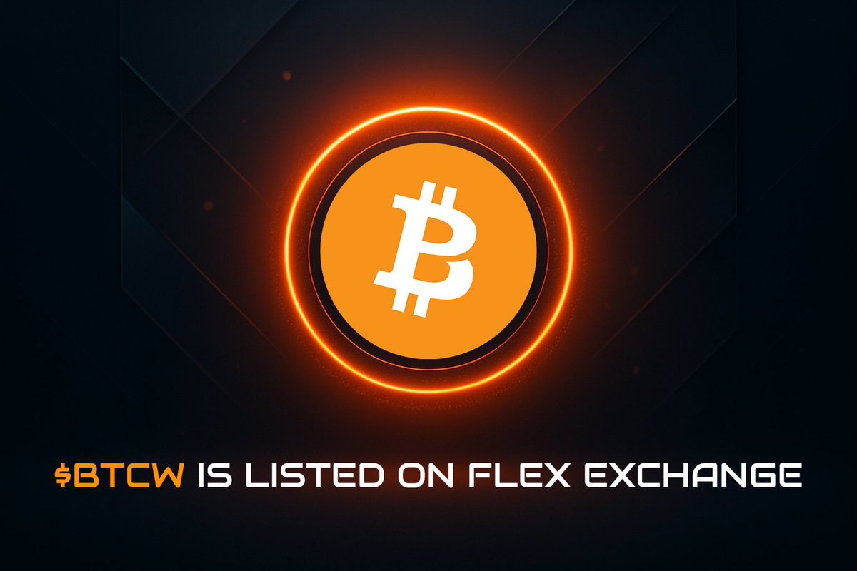 Welcome BitcoinPoW $BTCW to #FlexEx!