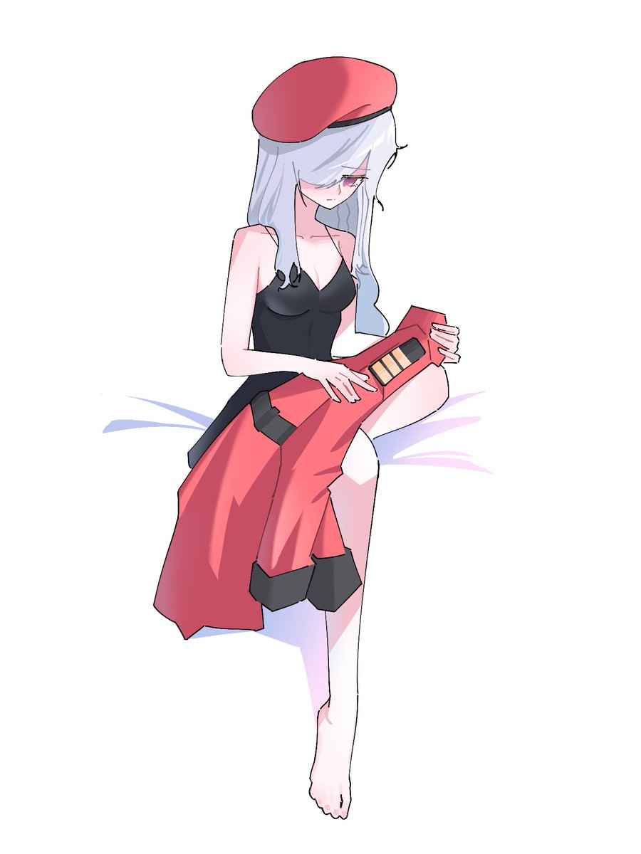 MapleNeckTele's tweet image. black dress