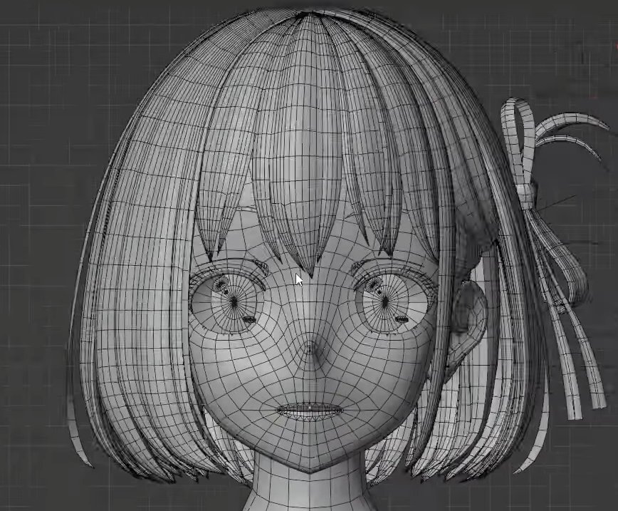 dddd51412's tweet image. Blenderで一番難しいのは顔ですね  

イラストとか描いたことがないから、
顔の比率と角度の調整が難しい！！ 

 #blender #b3d #blender初心者 

←お手本　→自分