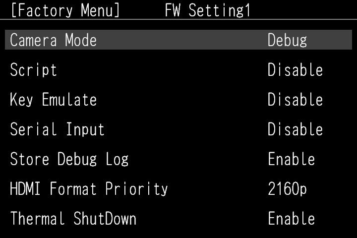 GR4のデバッグモード出せましたので備忘録を残します。microSDカードのルートに以下の2ファイルを置いて、メニューボタンを押したまま起動します。この画面が出れば成功です。

1drv.ms/u/c/00b662ea7a…

#GR4 #デバッグメニュー