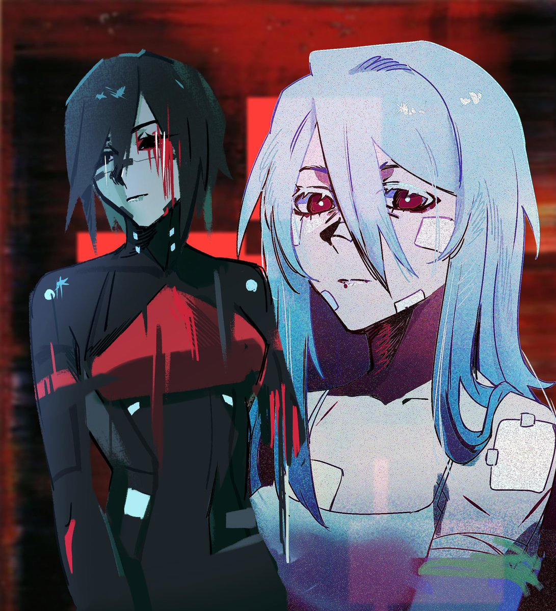 weflur's tweet image. some assets from my new semi-animation🔺
#SIGNALIS