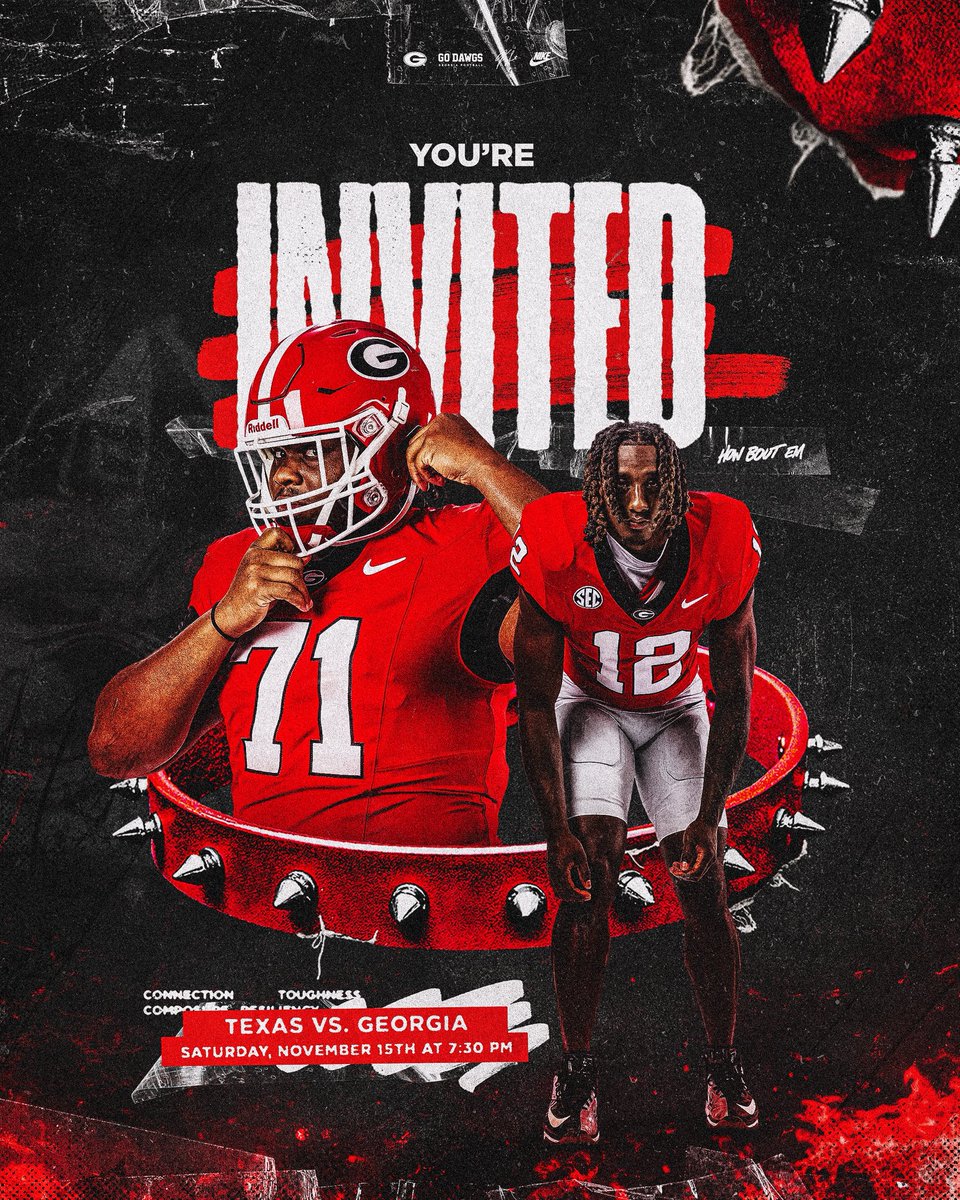 I will be in Athens this saturday for <a href="/GeorgiaFootball/">Georgia Football</a>!! #GoDawgs!!!
<a href="/CoachBeck_PTF/">Coach Aaron Beck</a> <a href="/PTFFootball/">All Saints' Football</a> <a href="/lettermans_ptf/">All Saints’ Letterman’s Club</a> <a href="/TXPSMedia/">Texas Private School Media</a> <a href="/joshoffield/">Josh Offield</a> <a href="/Meech_Dream14/">Demetrius Knox</a>