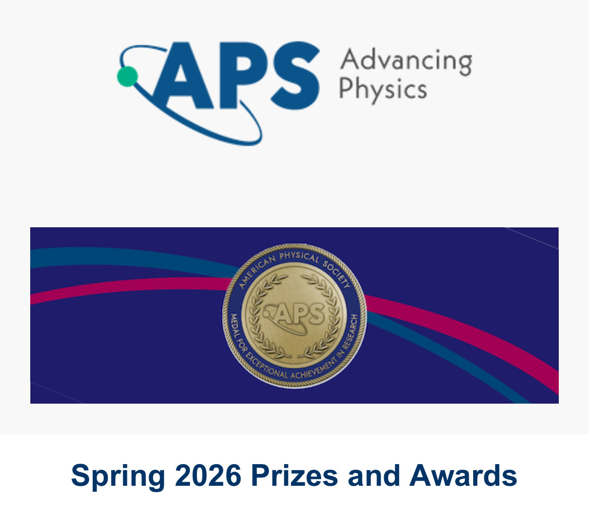 LVCPhysics's tweet photo. Congratulations to Dr. Pitonyak for being named the nation’s top faculty member for research with undergraduate students, receiving the American Physical Society (APS) 2026 Prize for a Faculty Member for Research in an Undergraduate Institution! https://t.co/YO5mDfqqfh