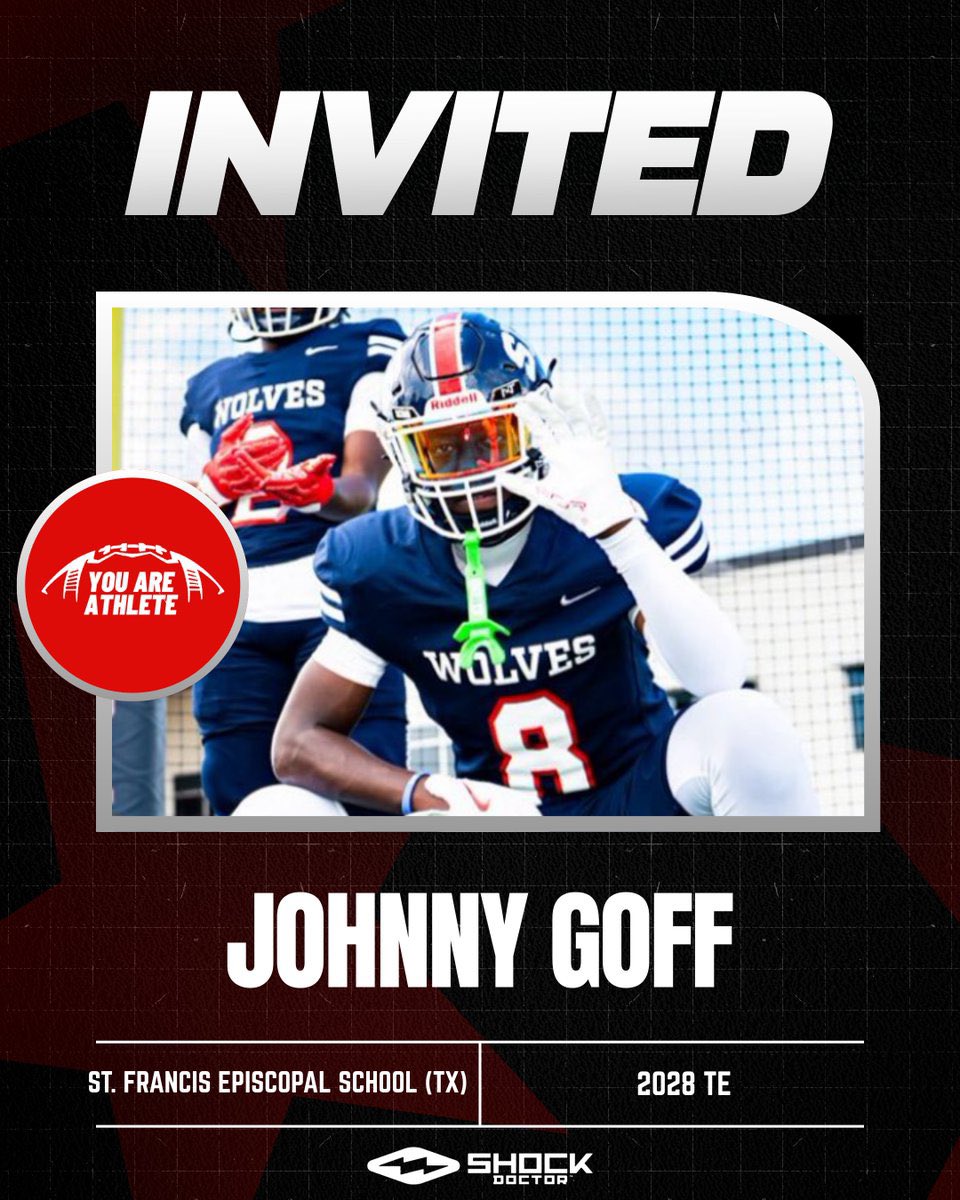 j1_bx1's tweet photo. Thank you @youareathlete for the invite, see you there! 
@jlgarner55 @adamgorney @PrepRedzone @sixstarfootball @TXPrivateFBGuy @247recruiting @MikeRoach247 https://t.co/Tr2GXGUw8A