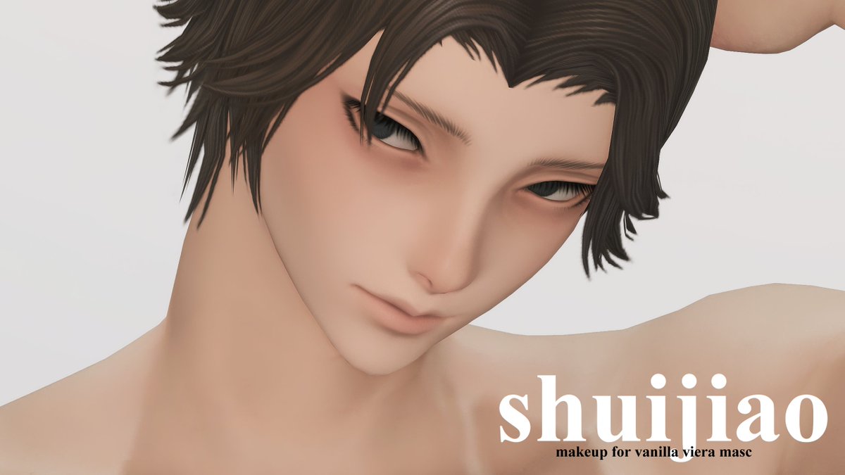 tired and natural look for masc viera
(au ra and miqo will be separate releases as i want to make them specifically for their faces shapes or it just looks very strange on them. their versions will all be slightly different as i want it to match their style!)

thank you ♥