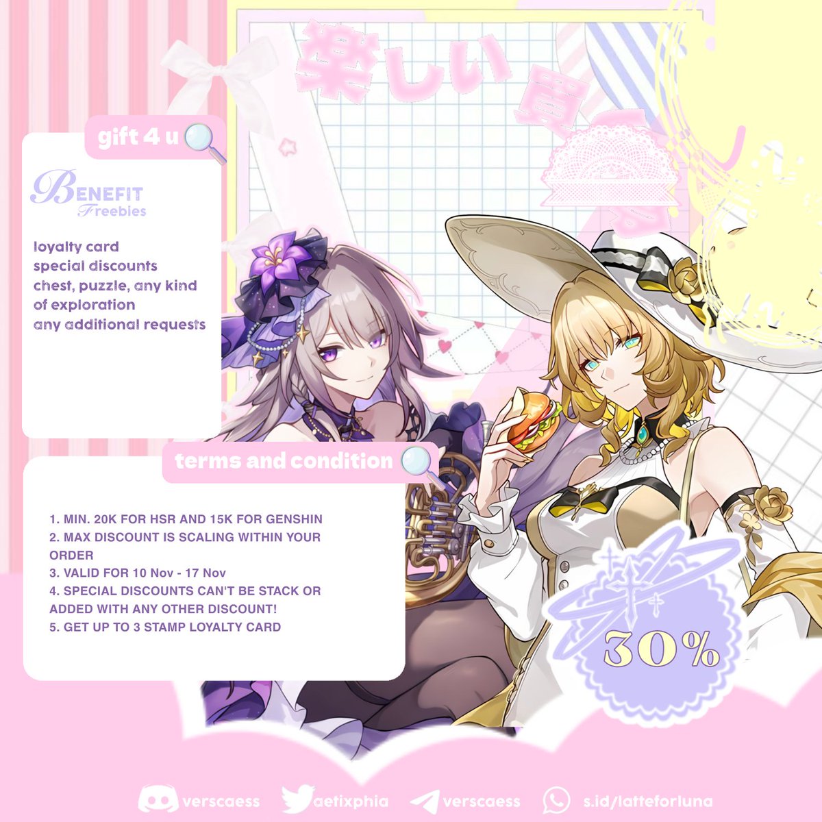 luna ʚɞ — fsr tele/wa tweet media