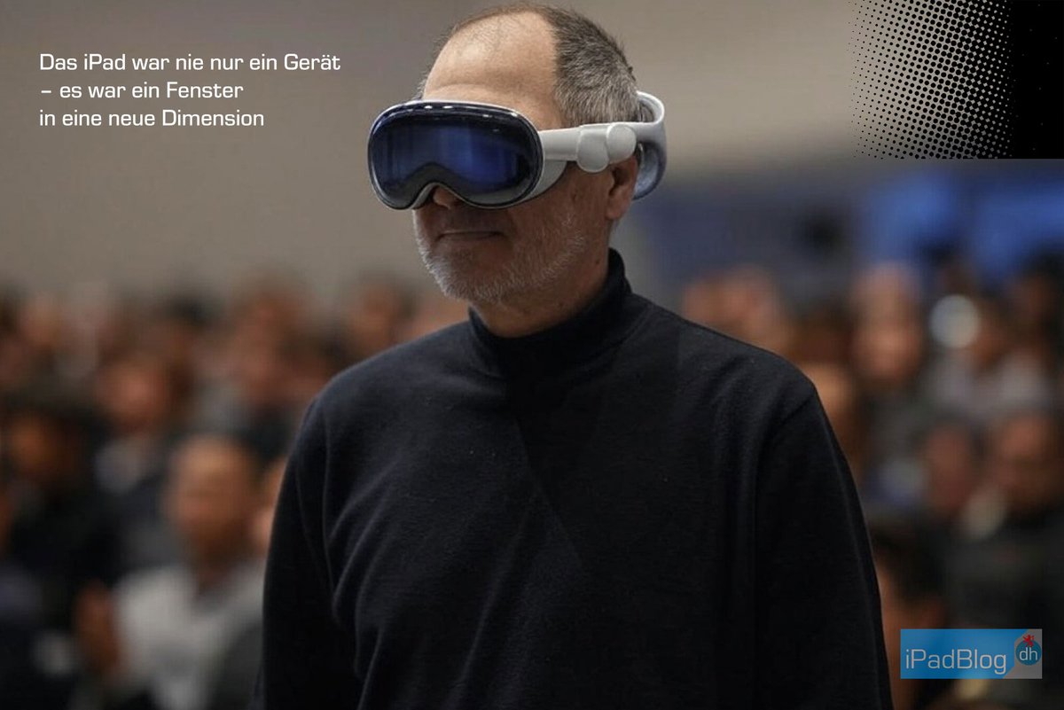 iPadBlog's tweet image. Ein fiktives Interview mit Steve Jobs: &quot;Das iPad war nie nur ein Gerät – es war ein Fenster in eine neue Dimension&quot;
ow.ly/ncEh50Xp5UE