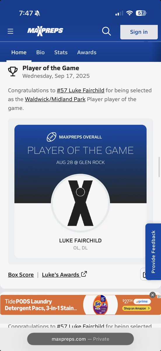 Both Glen Rock Games hudl.com/v/2SYw3x
hudl.com/v/2T7n23