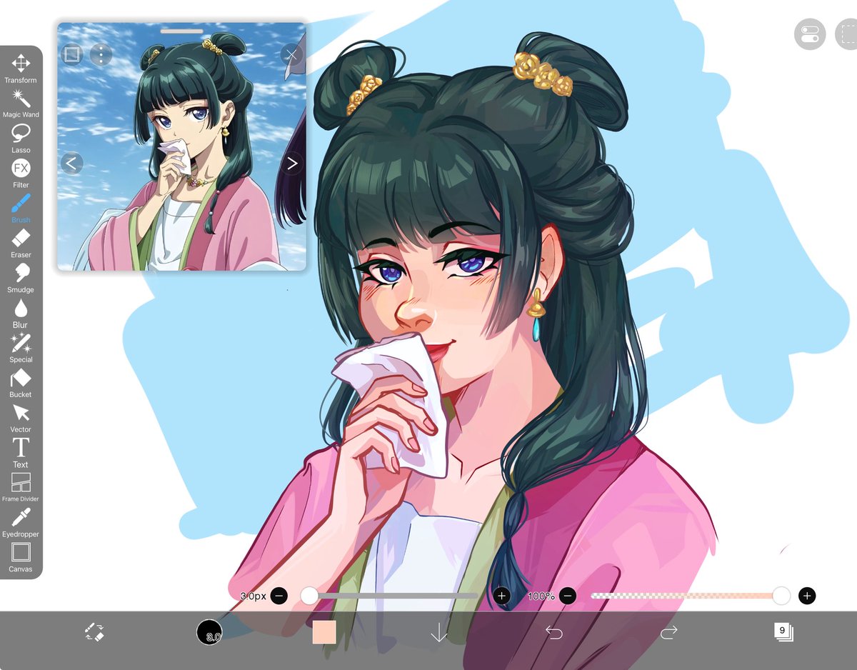 Reki1717's tweet photo. Practice 
#maomao #TheApothecaryDiaries https://t.co/6q01n4GRec
