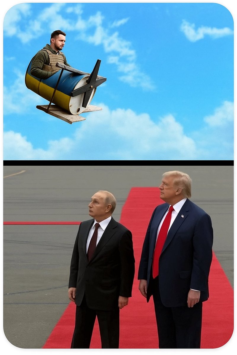 POTOOZHNY's tweet image. Zelensky unlocked BarrelJet DLC — two blades, zero brakes. #PoliticalHumor