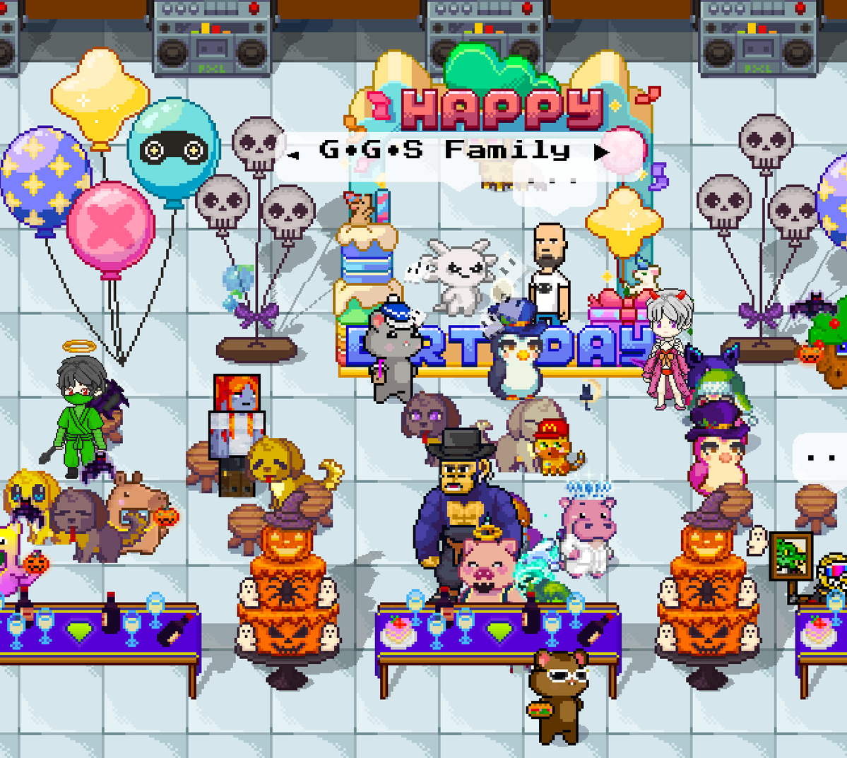 🎂✨ Happy Birthday to our wonderful guildmates <a href="/D_anielxd34/">Daniel Martínez</a> and <a href="/thepandeko/">Pandeko</a> 

Wishing you both a year full of love, happiness, peace, and prosperity!

We love you! GGS! 🤍

P.S. Thank you <a href="/orfila_87/">Ray Rodriguez 🍀</a> and <a href="/FarollGMC/">farollgmc.ron 🦁</a> for a wonderful party!