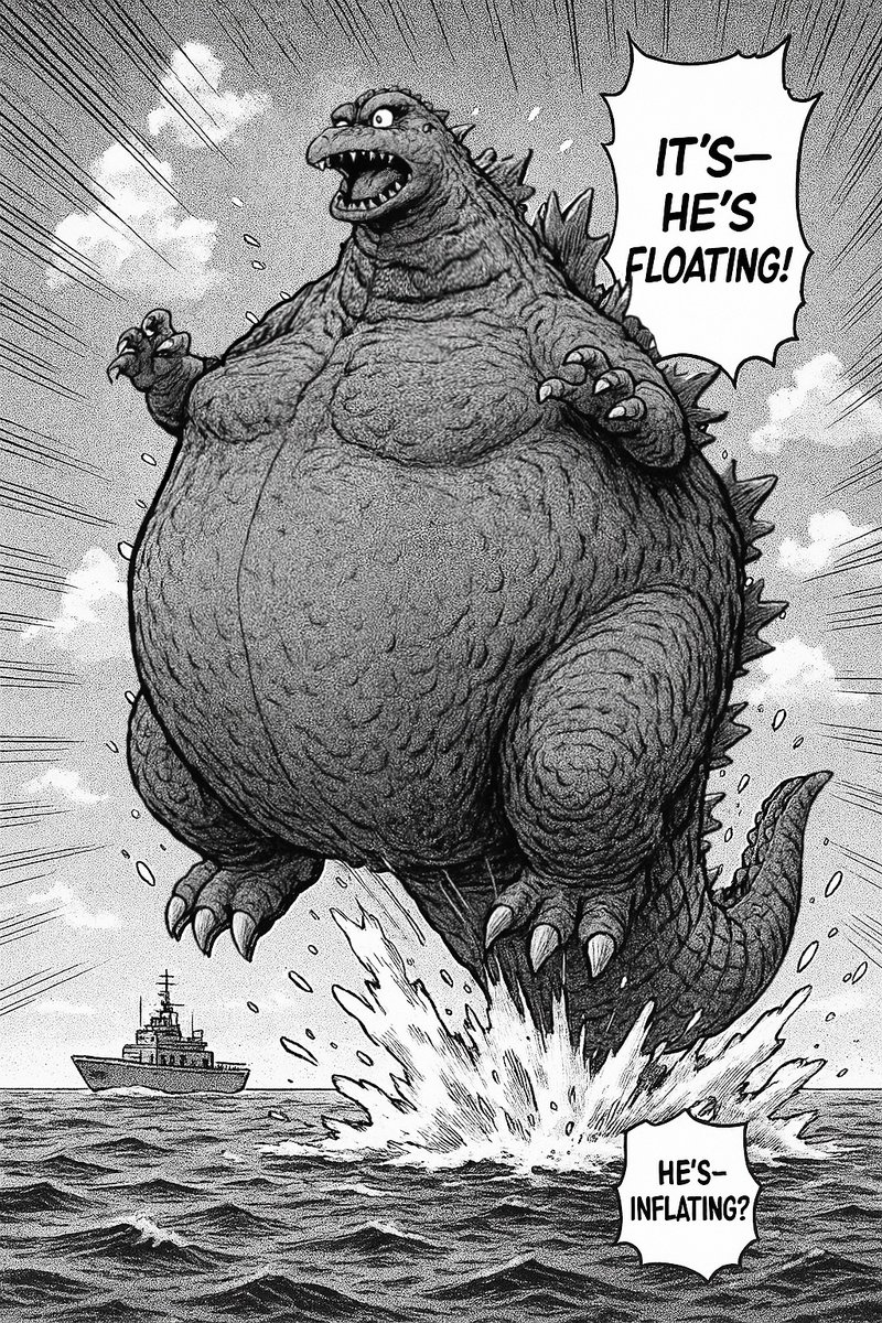 Doctor Serizawa invented the 'Helium Creator'.