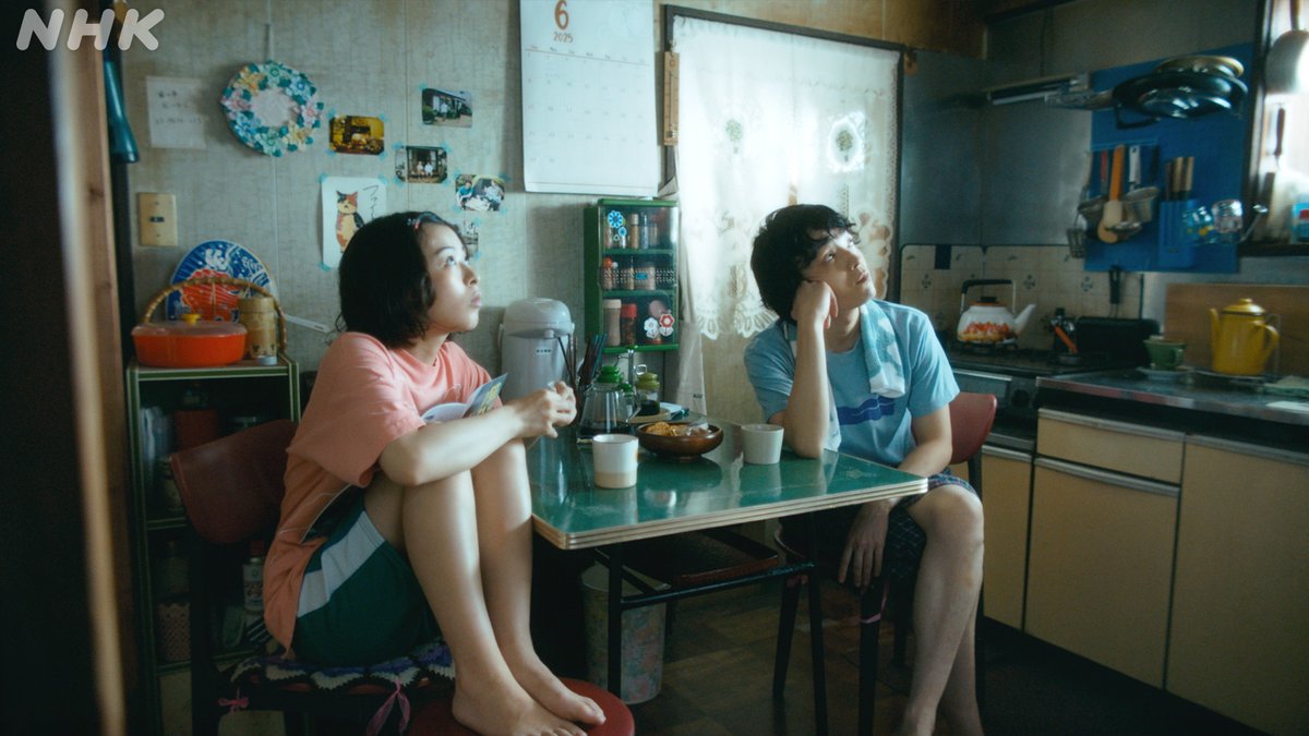 夜ドラ【ひらやすみ】🏠
今夜10:45〜第5回 放送！

ふたりで映画を見にでかけたヒロトとなつみは駅でばったり、よもぎと遭遇。よもぎは、ヒロトのせいで電車に乗り遅れ、彼に対するイライラが増すばかり。

相関図👉nhk.jp/g/ts/KZ5YJ87J3…

#岡山天音 #森七菜 #吉岡里帆
#ドラマひらやすみ