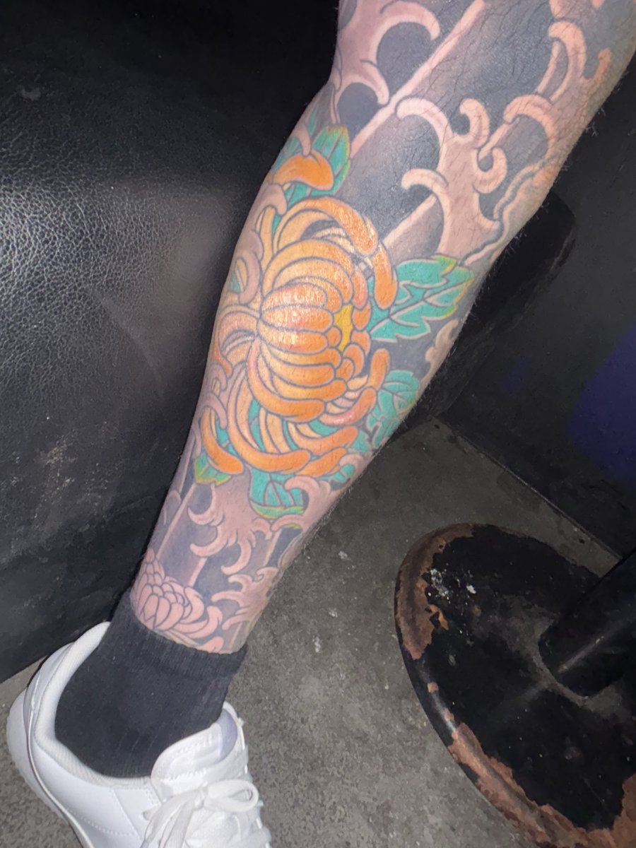 f_oqrs's tweet image. 脚の刺青完成品が
総身彫りの美味しい所だと思う

俺はこっから

靴下ださ