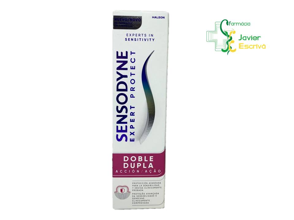 Por la compra de un producto de la línea Sensodyne Experto Protect, Haleon te devuelve el 100% de su importe. 
Encontrarás + información:
farmaciaescriva.com
Sensodyne Expert Protect:
- Refuerzo Intensivo Esmalte 
- Alivio Inmediato
- Doble Acción 
- Reparación Profunda