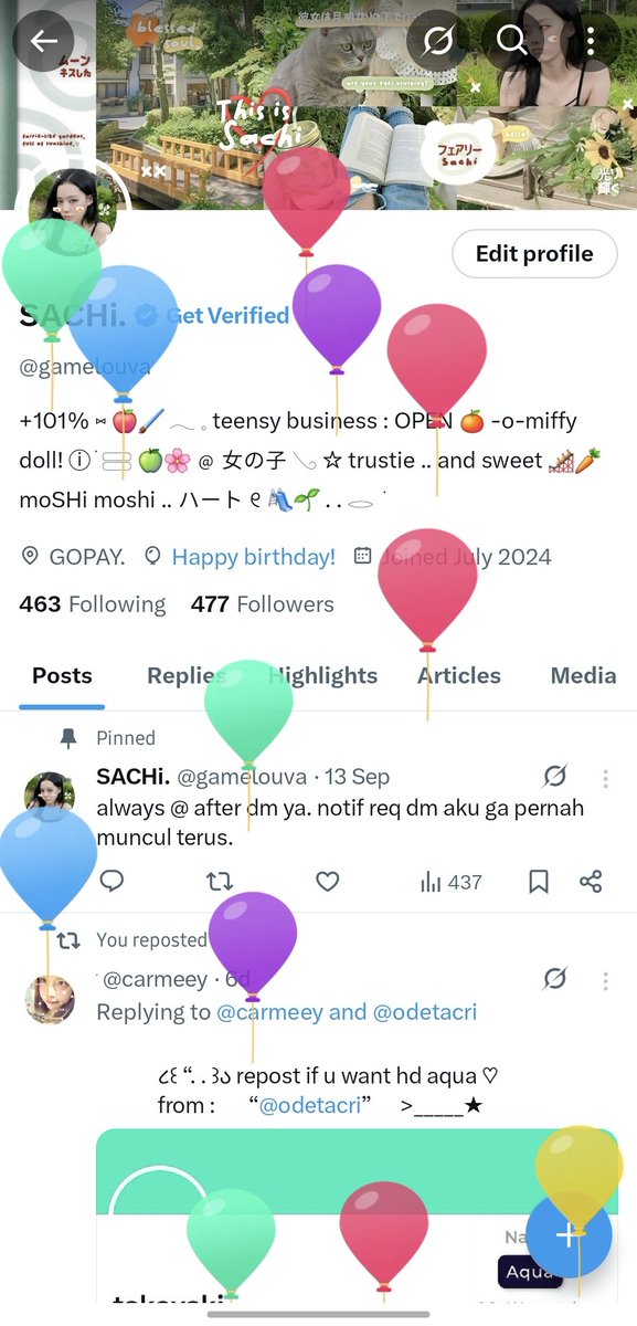 siapa mau balon?☝🏻