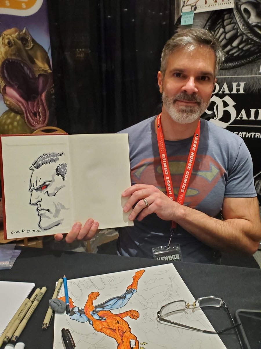 lewislarosa's tweet image. Great time at NC Comicon, thanks to all the wonderful people who stopped by! Got all the sigs &amp;amp; remarques done for Megalith &amp;amp; my art book.